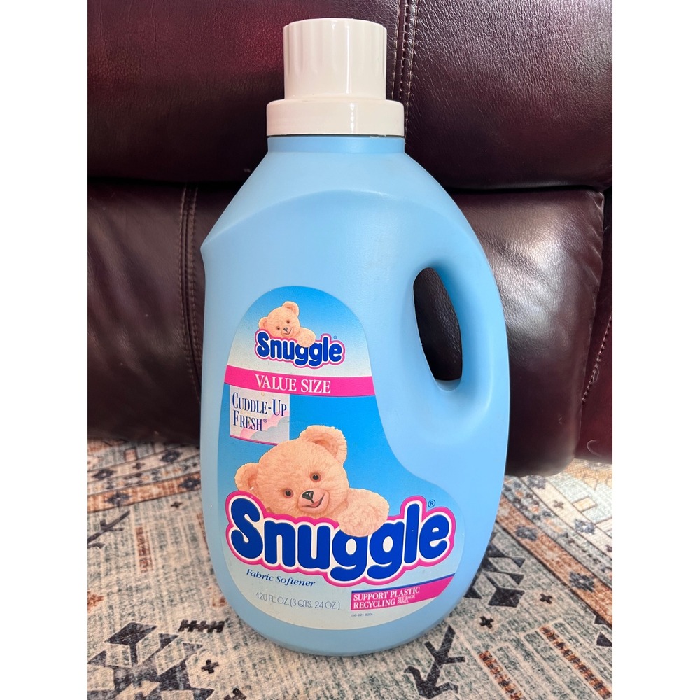 SNUGGLE Fabric Softener Cuddle-Up Fresh Value Size 120FL Oz 1991 Lever Bros Prop